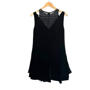 Neil Barrett Silk Layered Cutout Dress